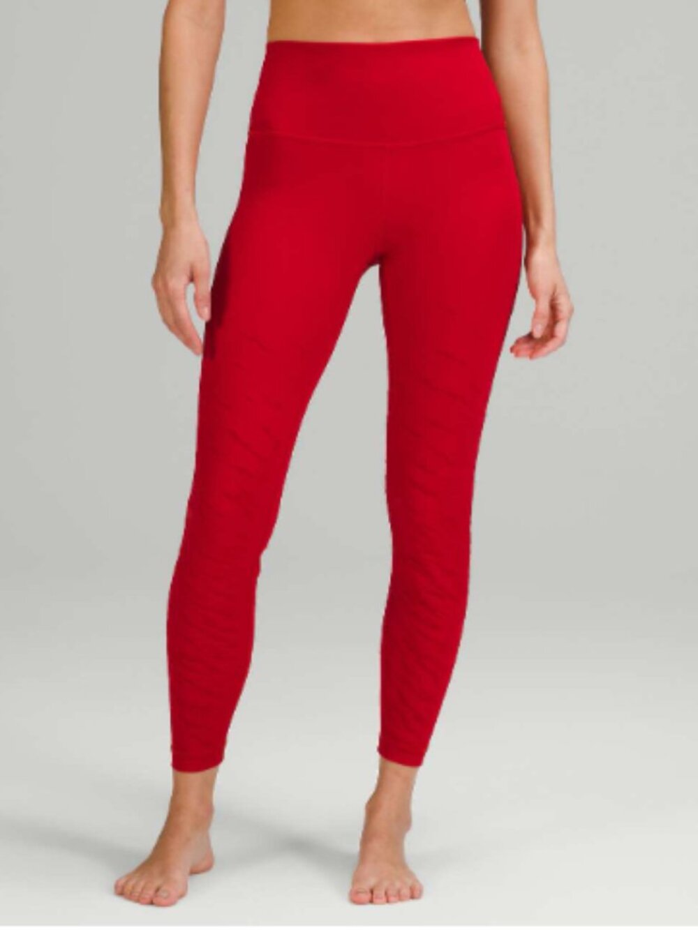 Lululemon Lunar New Year Wunder Under High-Rise Tight 25" in Dark Red